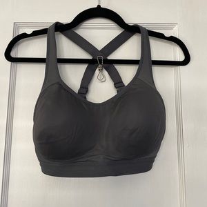 Molded cup sports bra